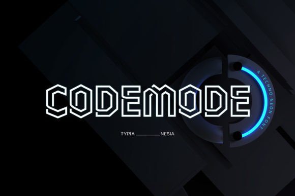 Codemode: A Futuristic Neon Sans Font for Modern Designs