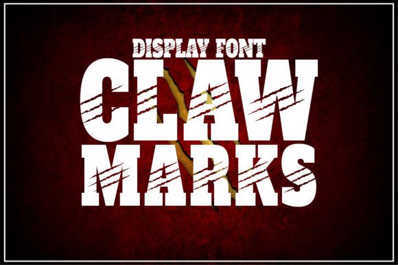 Discover Claw Marks: The Dramatic Display Font for Impactful Design