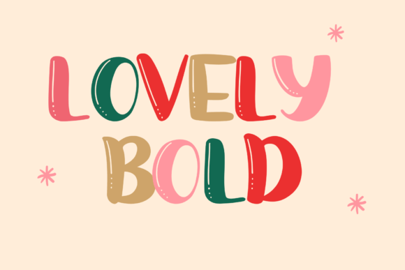 Discover the Elegance of the Lovely Bold Font