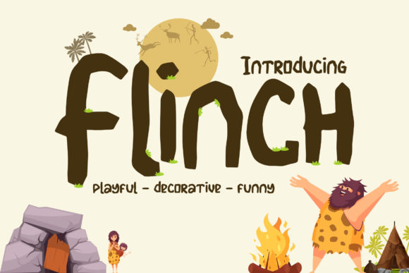 Flinch: A Playful Font for Creative Projects