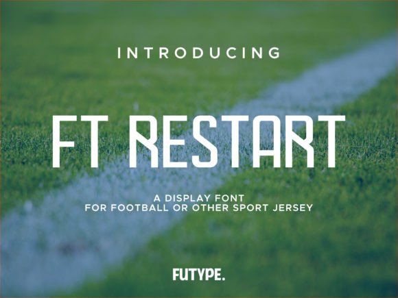 Ft Restart: A Dynamic Display Font for Modern Sportswear