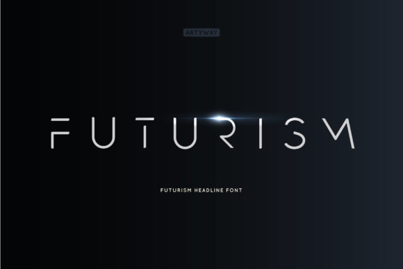 Futurism: A Minimalist Display Font for Modern Design