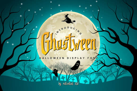 Ghostween: A Spooky Display Font for Creative Projects