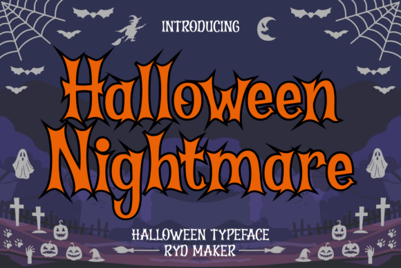 Halloween Nightmare: A Font for Fearful Creativity