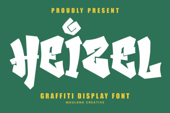 Heizel Graffiti: A Bold, Playful Display Font