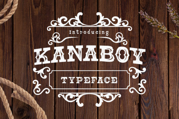 Kanaboy: A Bold Vintage Display Typeface
