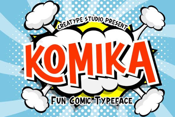 Komika: A Display Font for Spectacular Designs