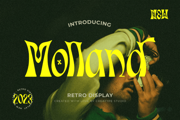 Molland: A Groovy Display Font for Modern Branding