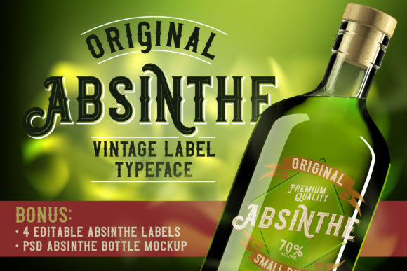 Original Absinthe: A Vintage Display Font with Modern Edge