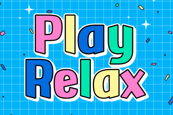 Play Relax: A Fun and Friendly Display Font for Creative Projects