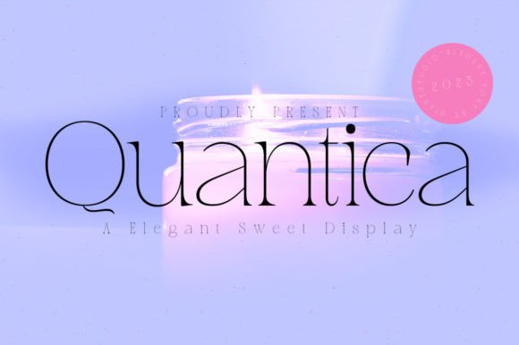 Quantica: A Sophisticated Serif for Modern Luxury