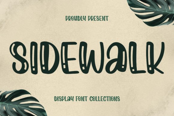 Sidewalk: A Cool and Unique Display Font