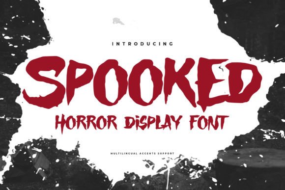 Spooked: A Unique Display Font for Bold Designs