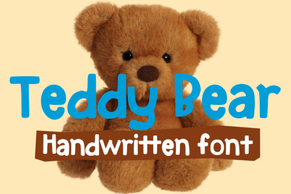 Teddy Bear: A Charming Display Font for Creative Projects