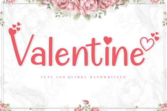 Valentine Cute: A Playful Display Font for Romantic Designs