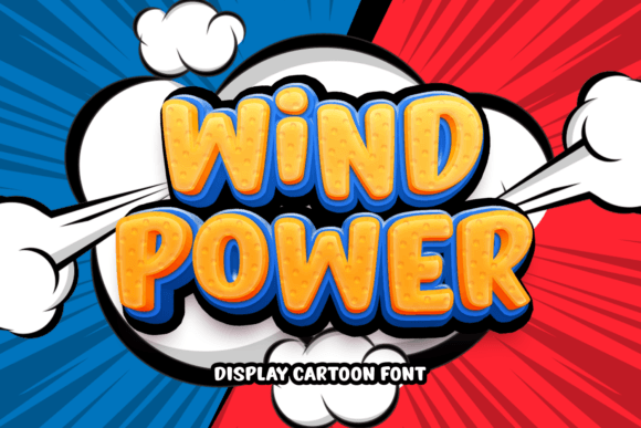 Wind Power: A Bold Display Font for Creative Designs
